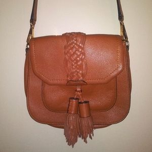 Rebecca Minkoff tan leather crossbody purse